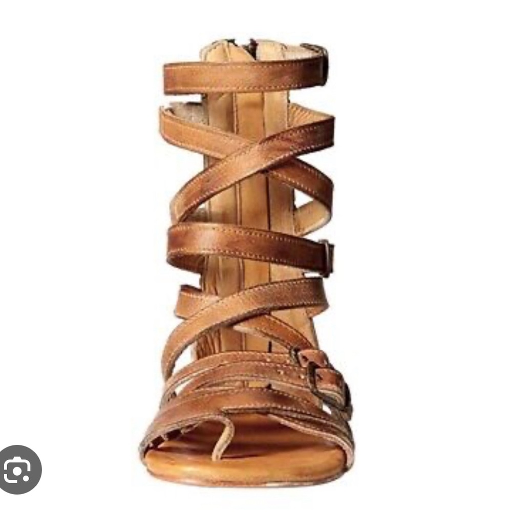 Bed|Stu Seneca Gladiator Sandal in Tan Rustic size 7